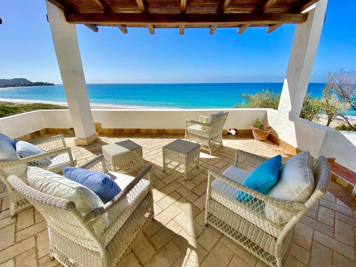 Beachfront House Geremeas Sardegna Apartment Ngoại thất bức ảnh